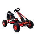 Rigo Kids Pedal Go Kart Ride On Toys Racing Car Rubber Tyre Red.