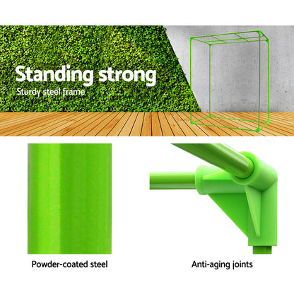 Green Fingers Grow Tent 120x120x200CM Hydroponics Kit Indoor Plant Room System.