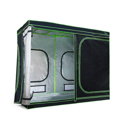 Green Fingers Grow Tent 240x120x200CM Hydroponics Kit Indoor Plant Room System.