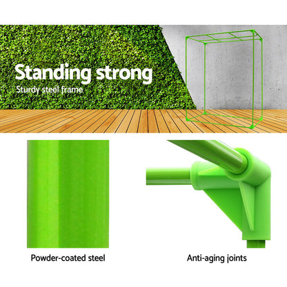 Green Fingers Grow Tent 240x120x200CM Hydroponics Kit Indoor Plant Room System.