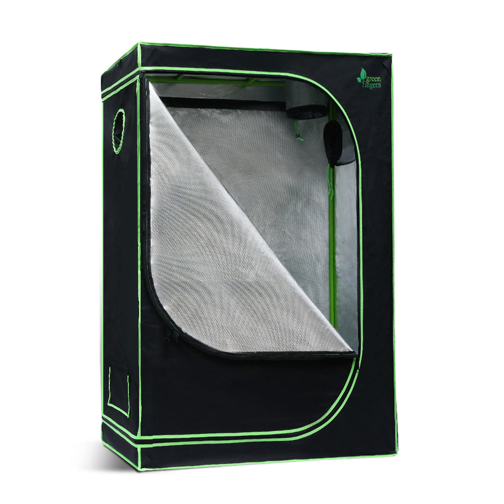 Green Fingers Grow Tent 90x50x160CM Hydroponics Kit Indoor Plant Room System.