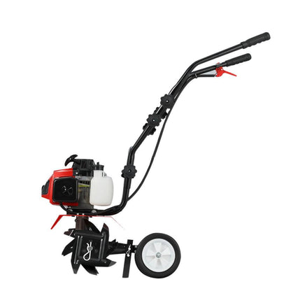 Giantz 63CC Tiller Garden Cultivator Rototiller 4 Blades Soil Plower Rotary Hoe.