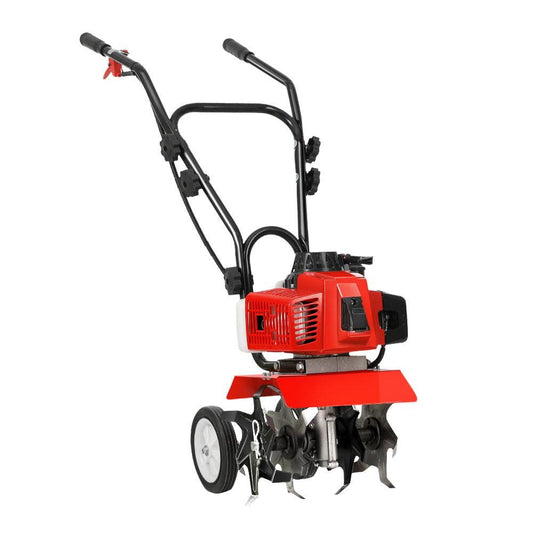 Giantz 63CC Tiller Garden Cultivator Rototiller 4 Blades Soil Plower Rotary Hoe.