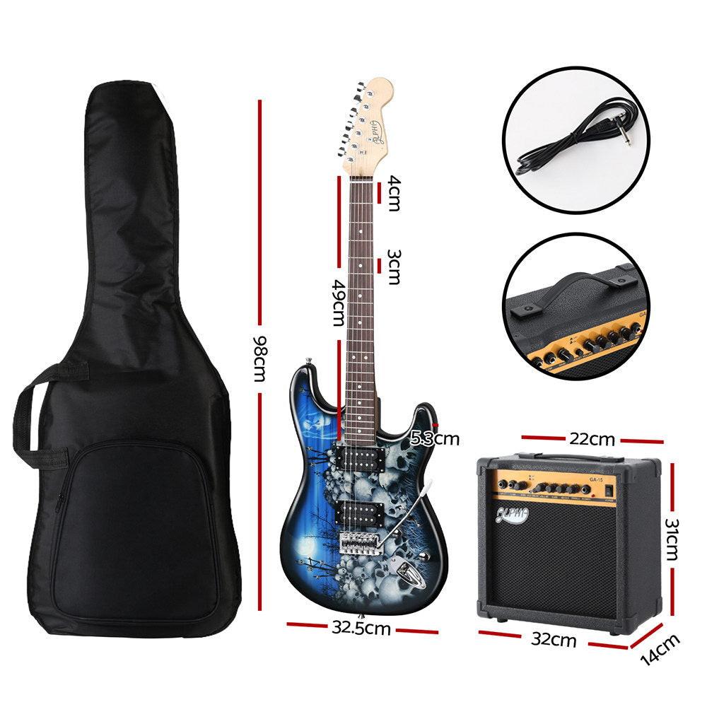 Alpha Electric Guitar Music String Instrument 20W Amplifier.