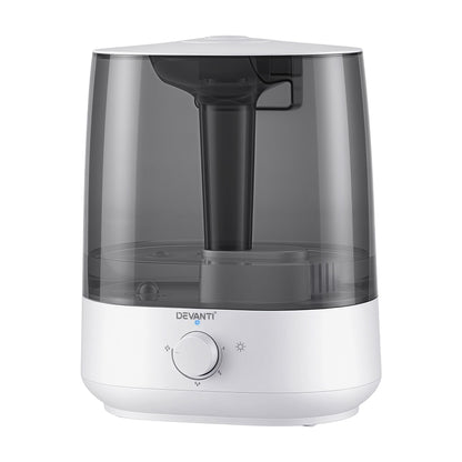 Devanti Ultrasonic Humidifier Aroma Diffuser Top Fill Quiet Bedroom 6L