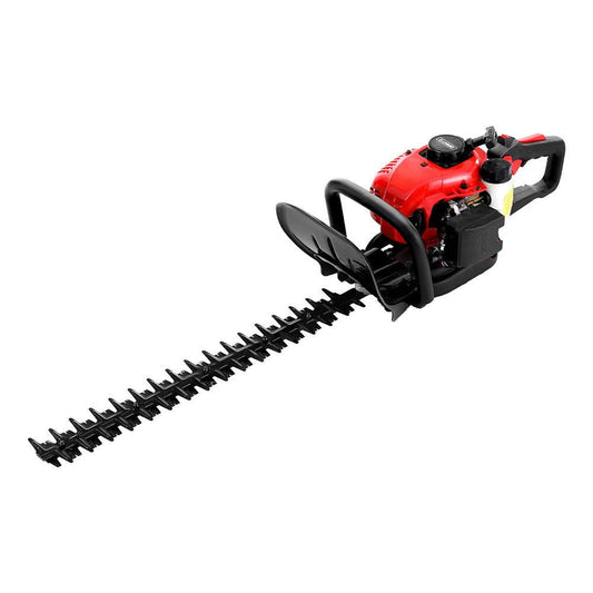 Giantz 25.4CC Petrol Hedge Trimmer 24" Dual Blade Tree Grass Garden Tool.
