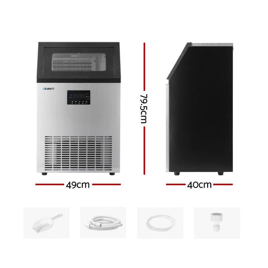 Devanti 60kg Ice Maker Commercial Machine.