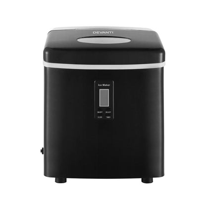 Devanti 15kg Ice Maker Machine Black.