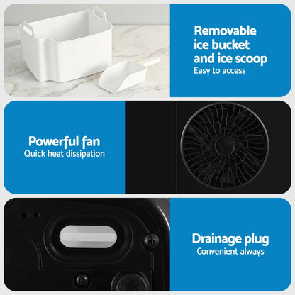 Devanti 15kg Nugget Ice Maker Machine.