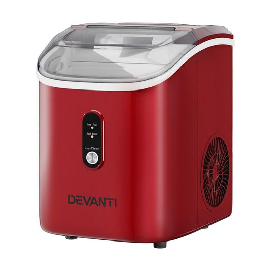 Devanti Ice Maker Machine 15kg Nugget Chewable Ice Cube.