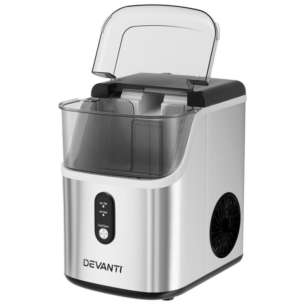 Devanti Ice Maker Machine 15kg Nugget Ice Cube.