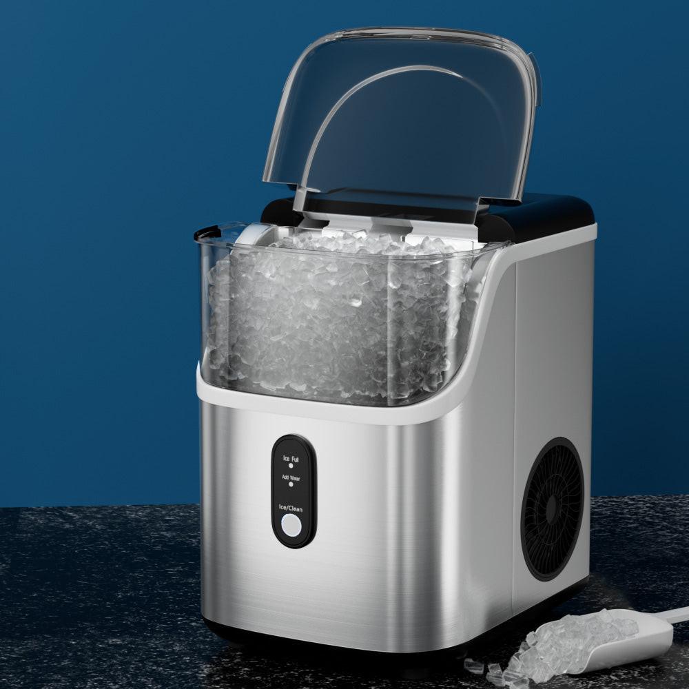 Devanti Ice Maker Machine 15kg Nugget Ice Cube.