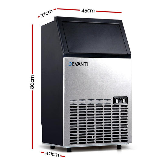 Devanti 60kg Commercial Ice Maker Machine.