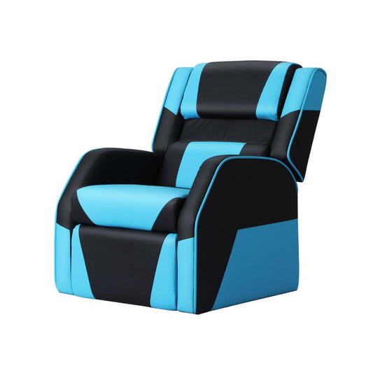 Keezi Kids Recliner Chair PU Leather Gaming Sofa Lounge Couch Children Armchair.