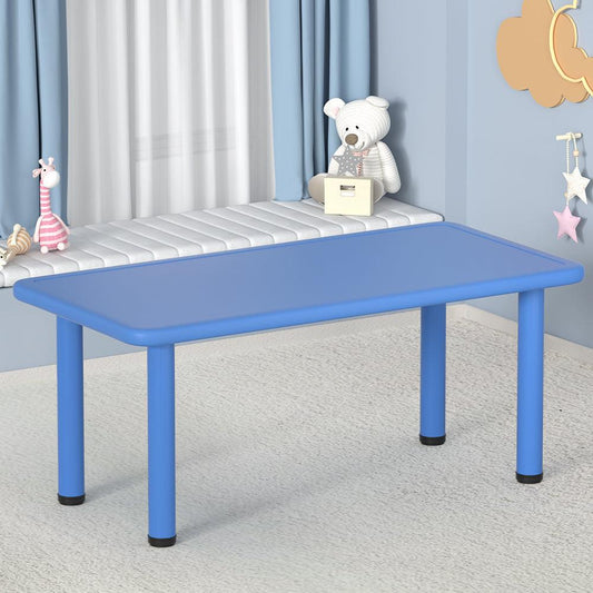 Keezi Kids Table Plastic Square Activity Study Desk 60X120CM.