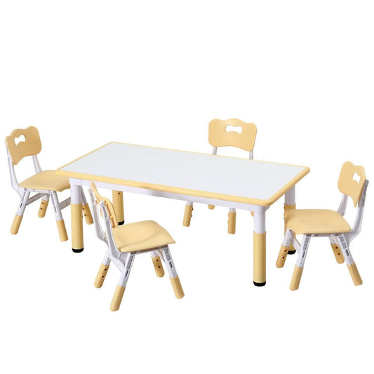 1 Keezi Kids Table and 4 Chairs Set Graffiti.