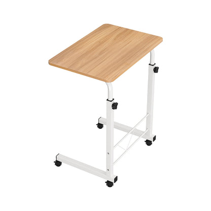 Artiss Laptop Desk Table Adjustable 60CM Light Wood.