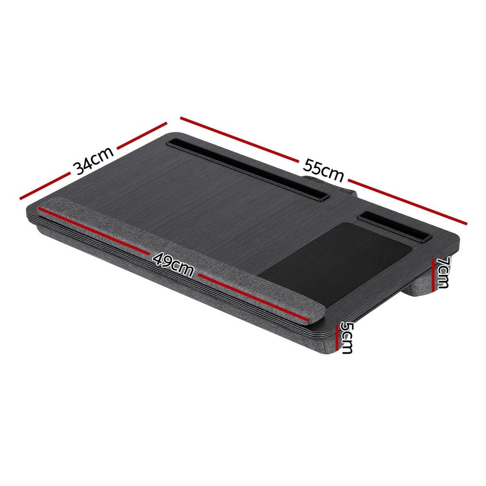 Artiss Lap Desk Laptop DeskS Portable w/ Wrist-rest Phone Slot Mouse Pad 55CM.
