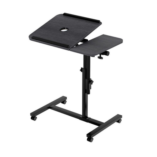 Artiss Laptop Desk Table Fan Cooling Black 60CM.