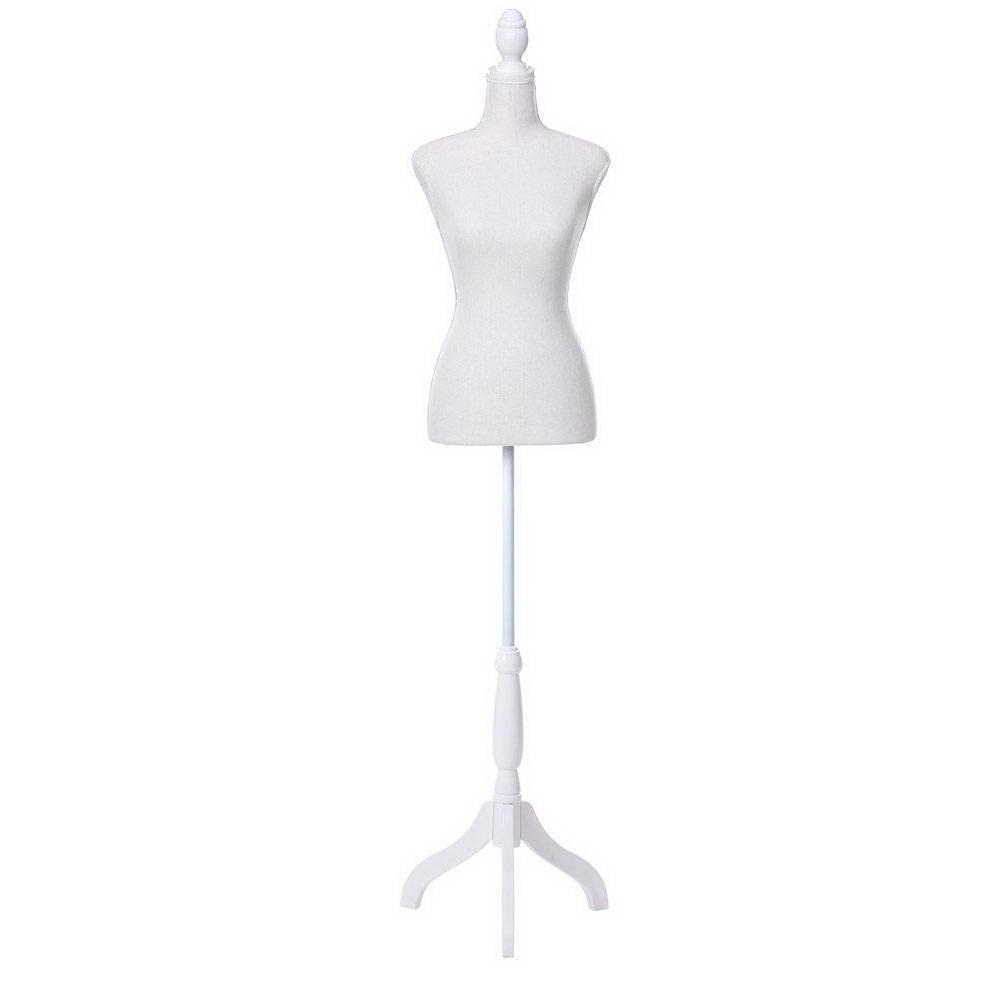 Female Mannequin 170cm Model Dressmaker Clothes Display Torso Tailor Wedding White.