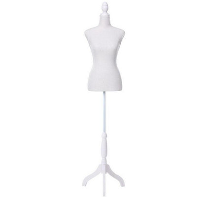 Female Mannequin 170cm Model Dressmaker Clothes Display Torso Tailor Wedding White.