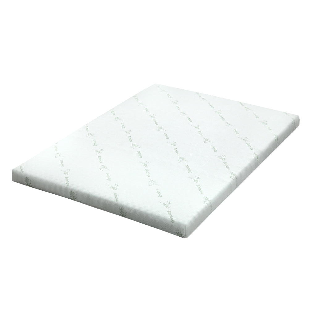 Giselle Bedding Memory Foam Mattress Topper Cool Gel 8cm Queen.
