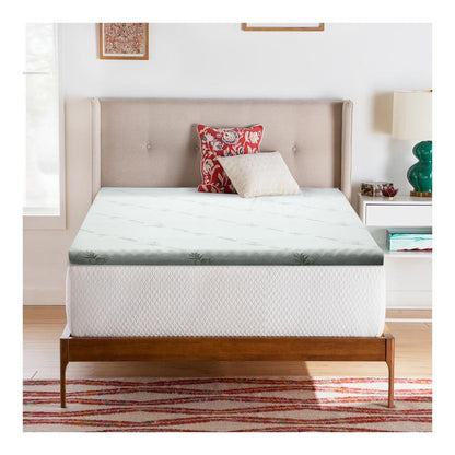 Giselle Bedding Memory Foam Mattress Topper Cool Gel 8cm Single.