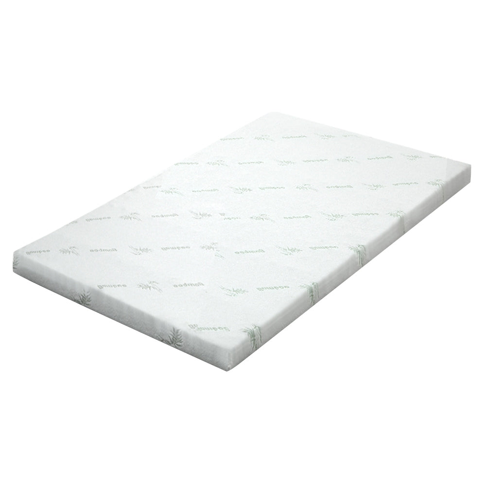 Giselle Bedding Memory Foam Mattress Topper Cool Gel 8cm Single.