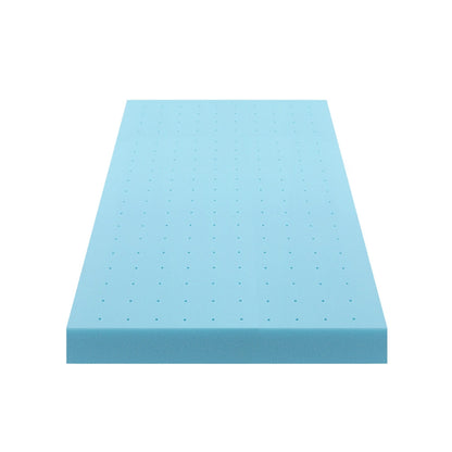 Giselle 12cm Memory Foam Mattress Topper Ventilated Cool Gel Bamboo Cover Single