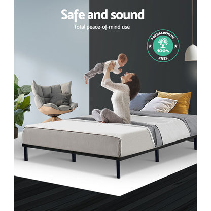 Artiss Bed Frame Double Size Metal Bed Frame TED