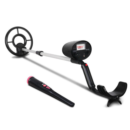 Metal Detector 180MM Deep Sensitive Waterproof Pinpointer Treasure Hunter Black.