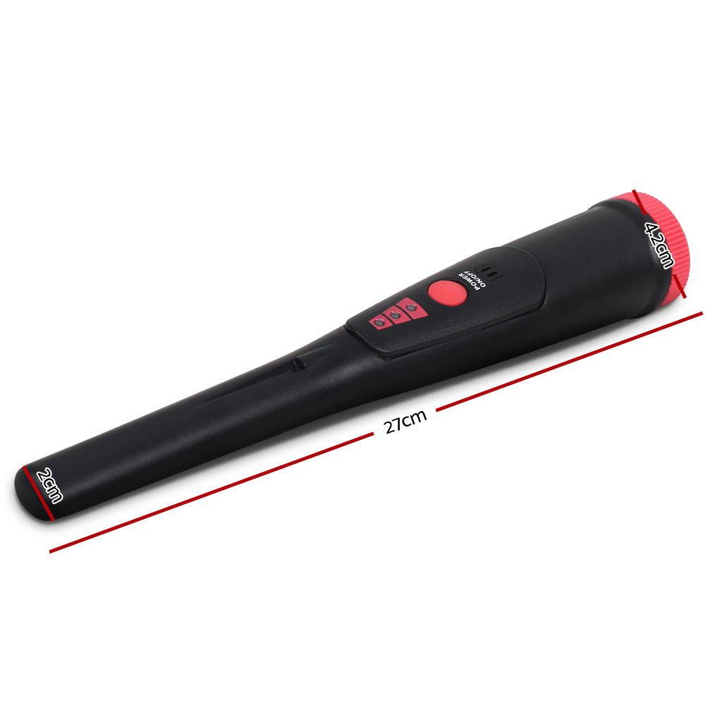 Metal Detector 40MM Sensitive Handheld Pinpointer Waterproof Automatic Hunter Black.