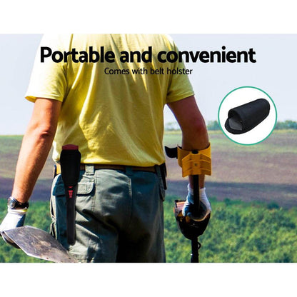 Metal Detector 40MM Sensitive Handheld Pinpointer Waterproof Automatic Hunter Black.
