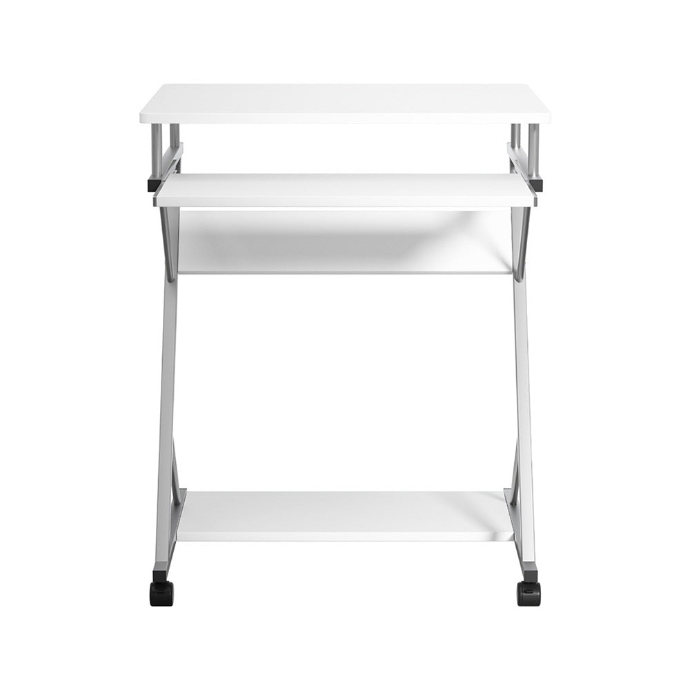 Artiss Computer Desk Keyboard Tray Shelf White 60CM.