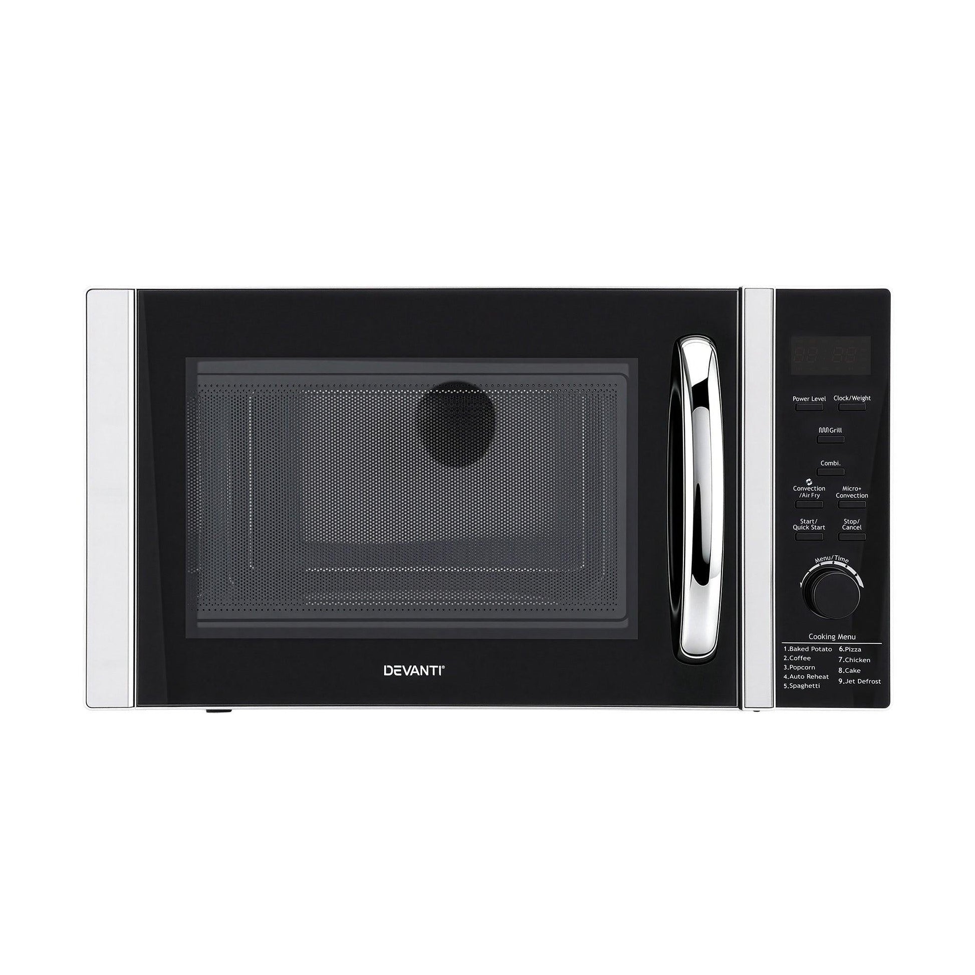 Devanti 30L Microwave Oven 4-IN-1 Air Fryer Convection Grill.