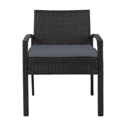 Gardeon Outdoor Dining Chairs Patio Furniture Rattan Lounge Chair Cushion Felix.