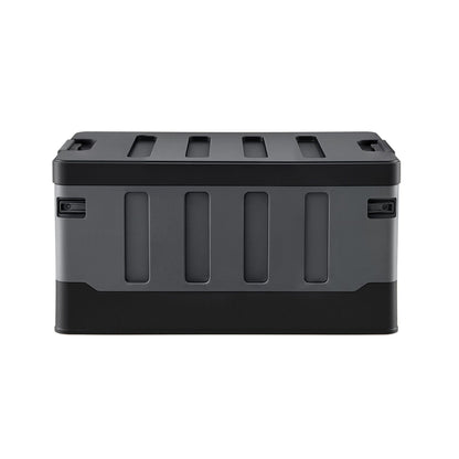 Gardeon Collapsible Outdoor Storage Box 60L Stackable Folding Camping Organizer Black