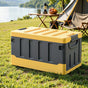 Gardeon Collapsible Outdoor Storage Box 60L Stackable Folding Camping Organizer Yellow