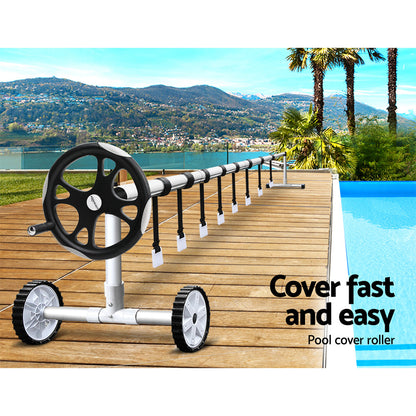 Aquabuddy Pool Cover Roller 5.5m Adjustable Swimming Pool Solar Blanket Reel.
