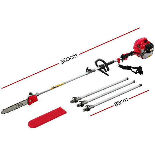 Giantz 65CC Pole Chainsaw 12in Chain Saw Petrol 5.6m Long Reach.