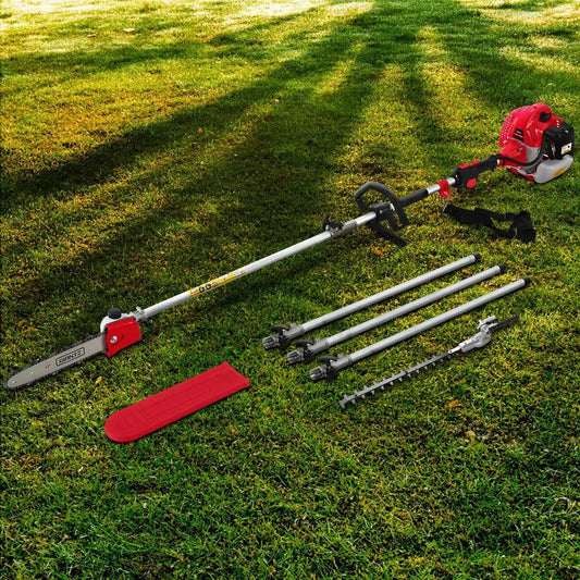 Giantz 65CC Pole Chainsaw Hedge Trimmer 12in Chain Saw 5.6m Long Reach.