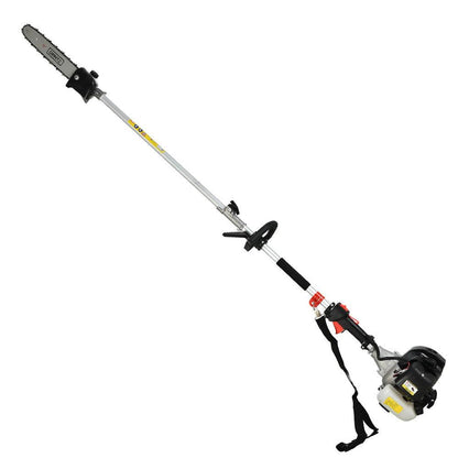 Giantz 62CC Pole Chainsaw 12in Chain Saw Petrol 5.6m Long Reach Black.