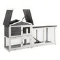 i.Pet Chicken Coop Rabbit Hutch Extra Large Wooden Run Cage House With Run Cage