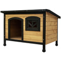 i.Pet Dog Kennel Extra Large Wooden Outdoor Indoor Puppy Pet House Cabin Crate Weatherproof.