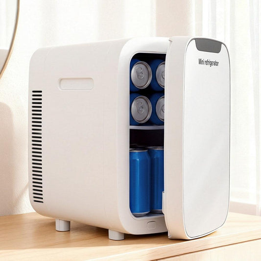 Glacio Mini Fridge Portable White Electric Cooler Warmer Car Office 12V 220V.