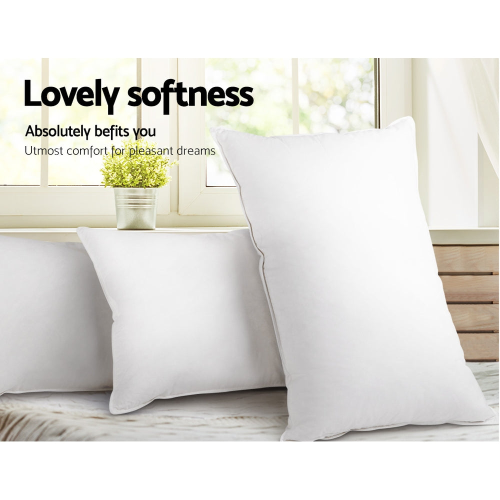 Giselle Bedding 4 Pack Bed Pillow Family Hotel 48X73CM.
