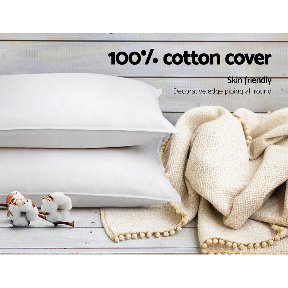 Giselle Bedding 4 Pack Bed Pillow Family Hotel 48X73CM.