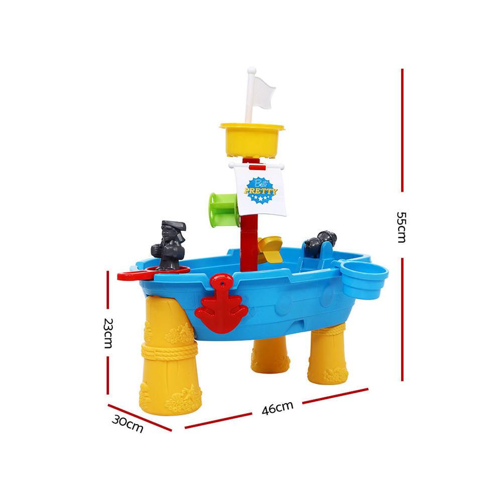 Keezi Kids Sandpit Pretend Play Set Outdoor Toys Water Table Activity Play Set.