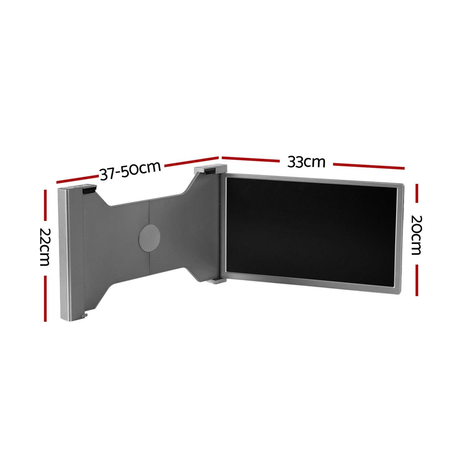 Devanti Portable Monitor Laptop Screen Extender Dual Display 1080P IPS USB C.