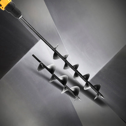 Giantz Power Garden Spiral Auger Hole Digger Earth Drill Bit Î¦75x300 & 600mm.